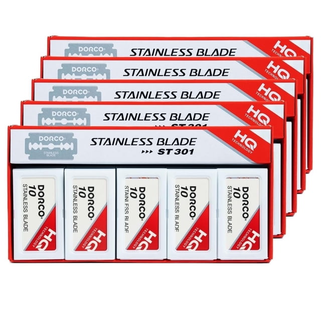 Cuchillas Razor Dorco ST301 Platino Extra 500 unidades