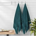 thumbnail image 6 of MALLONI HOME 100% Premium Cotton 2 Pack Oversized Bath Towel Set 28x55 inches, Large Bath Towels, Ultra Absorbant Compact Quickdry & Lightweight Towel, Ideal for Gym Travel Camp Pool - Teal, 6 of 7