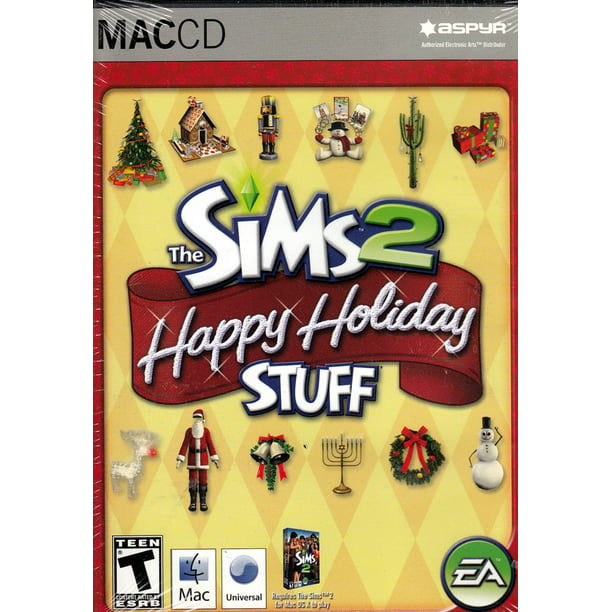 Sims 2 Happy Holiday Stuff Classic Macintosh Mac Only Game
