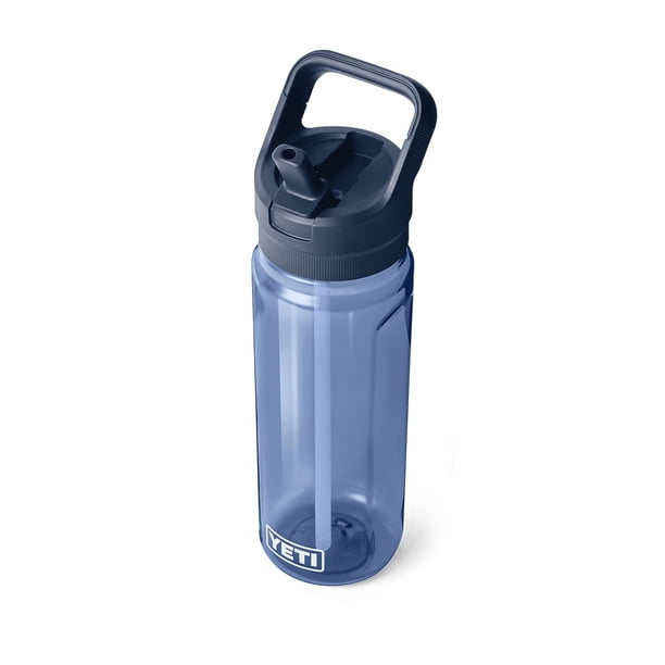 Botella de agua Yeti Yonder 750 ml con tapón de pajita azul marino