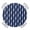 Blue, variant on Navy Blue Knot Round Tablecloth for 36-44 Inch Tables, Fitted Table Cover with Elastic Edge, Nautical Striped Monochrome Ocean Waterproof Outdoor Table Cloth Protector for Patio Garden Dinner Picnic
