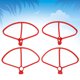 thumbnail image 5 of Cubiertas de seguridad mejoradas para hélices en blanco y rojo Protectores de hélice para drones X8SE, 5 of 8