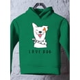 thumbnail image 3 of Love Dog Hoodie Toddler -Image by Shutterstock,  2 Toddler, 3 of 4