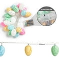 thumbnail image 4 of goowrom 10ft 20 LED Easter Eggs String Lights Easter Decorations, 4 of 7