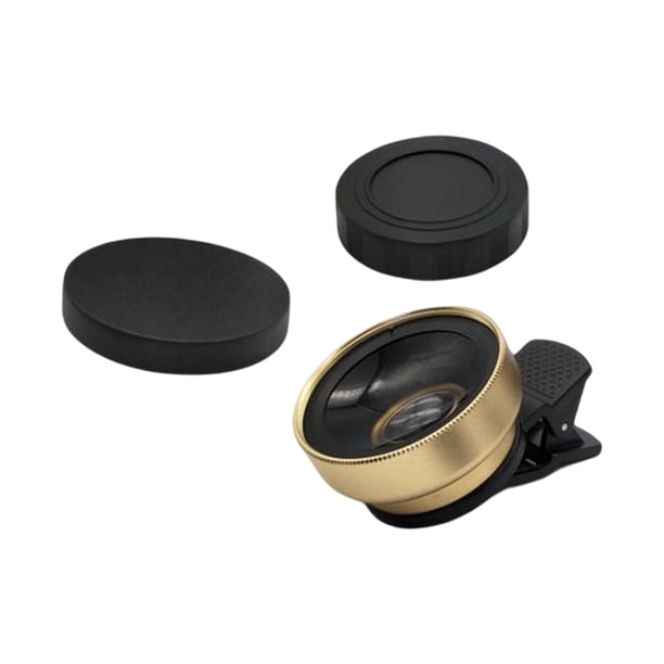 Kit de lentes para cámara de teléfono hobbiewoo Lente súper gran angular Micro lente para teléfonos inteligentes Oro