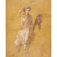 thumbnail image 3 of Unknown 1st Century Roman Artisan 20x24 Black Modern Framed Museum Art Print Titled - Fragment of a Yellow Fresco Panel with Muse, 3 of 5
