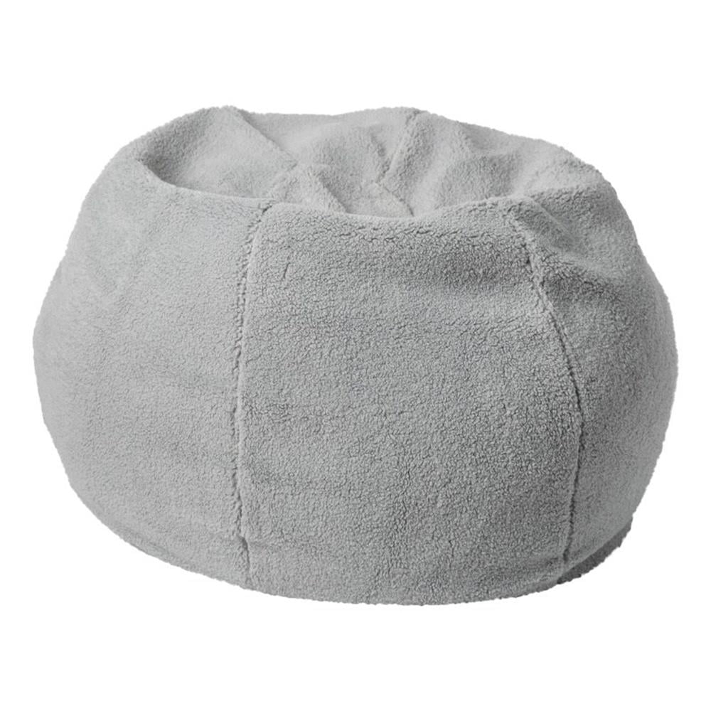 Pamapic, Large Cozy 2 Seat Bean Bag Chair, White, Adult Lounge