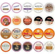 Perfect Samplers Flavored Coffee Pods Variety Pack, 20 Count for Keurig K Cup Brewers