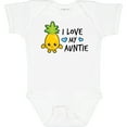 thumbnail image 3 of Inktastic I Love My Auntie with Pineapple Boys Baby Bodysuit, 3 of 5