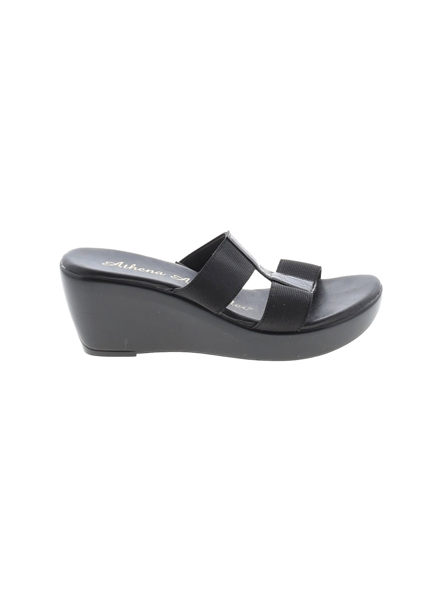 black wedges walmart