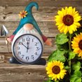 thumbnail image 4 of Gnome Home Decor Wall Clock, Modern Creative Household Simple Garden Decorative Clock Mute Wall Chart Clock, Fashion Art Decoration Wall Clock for Living Room,Bedroom,Kitchen, 4 of 9