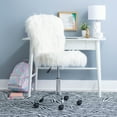 thumbnail image 3 of Linon Wilaford Task Chair with Adjustable Height & Swivel, 275 lb. Capacity, White, 3 of 16