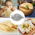 thumbnail image 3 of Thickness Adjustable Tortilla PressTortilla Maker Roti Dough Press Dosa Tamale Pizza Pie Patty Extra Oil Paper or Patty Paper needed, 3 of 8