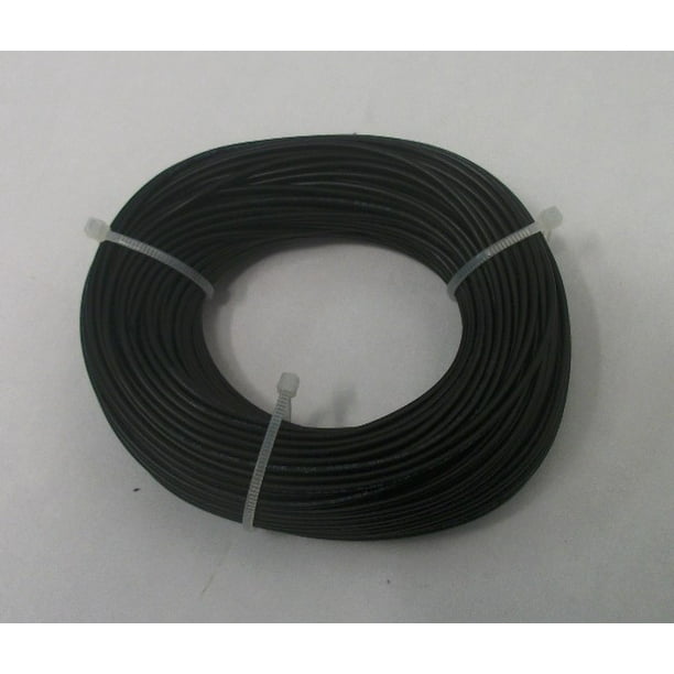 22 AWG tinned copper stranded hook up wire, 100 feet per Black UL1007