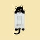 thumbnail image 4 of 3x4 Uds DIY Soledad Gato pegatinas para interruptor de pared Calcomanías de pared Decoración de la habitación del Hogar 4 piezas, 4 of 10