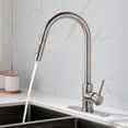 thumbnail image 3 of UWR-Nite Kitchen Faucet with Pull Down Sprayer, Modern Kitchen Sink Faucet Single Hole with 10" Deck Plate, Single Handle Pull Out Kitchen Faucets for Sink, 3 of 6