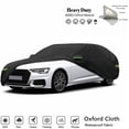 thumbnail image 1 of Car Cover Sedan Universal Fit Up to 204 Inch Waterproof All Weather Sun UV Dustproof Windproof Scratch Resistant Protection Full Vehicle Cover (209" L x 79" W x 59" H), 1 of 8