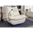 thumbnail image 4 of 270 Swivel Glider Recliner Chair, Power Recliner Rocking Chair, USB Port Charge for Nursery Chair with Atmosphere Lamp for Living Room Bedroom Apartment, 4 of 9