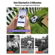 ANTHBOT M5 Lidar Robotic Lawn Mowers, 360° LiDAR+Vision Wire Free, 1/8 Acre, 4G App Control