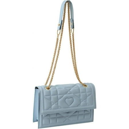 XiaoBanDeng Womens Trendy Shoulder Crossbody Bag PU Leather Y2k Hobo Purse Small Totes Handbag Casual Top Handle Satchel with Chain