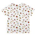 thumbnail image 2 of Junk Food Pattern All Over Toddler T Shirt White 6T, 2 of 2
