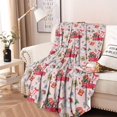 thumbnail image 2 of Pink Christmas Red Truck and Snowman Pattern Round Blanket,Comfortable Soft Flannel Throw Blanket,All Season,Warm Lightweight Blankets for Sofa Bed Couch Living Room Chair 47"x47", 2 of 5