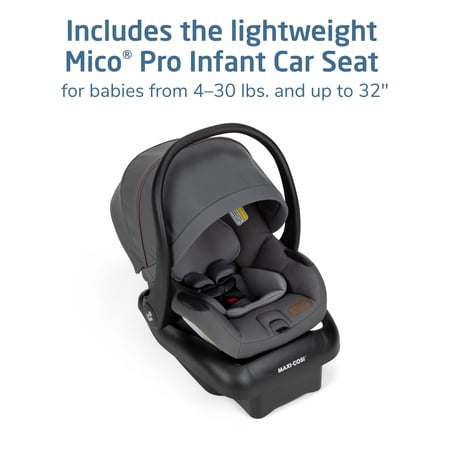 Maxi-Cosi Siena Luxe Modular Travel System, Travertine