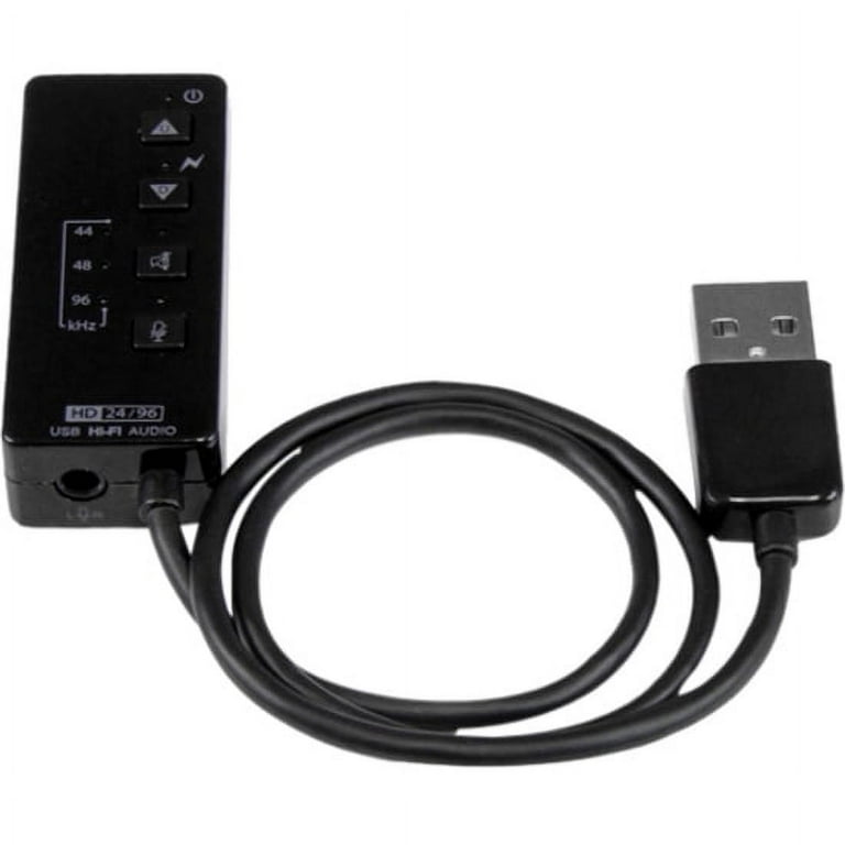 StarTech.com Adaptateur audio USB 7.1 avec audio numérique SPDIF - Carte  son externe - USB (F) vers 2x Toslink (F) et 8x 3,5 mm (F) - carte son -  ICUSBAUDIO7D