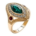 thumbnail image 5 of UDIYO Vintage Women Rhinestone Finger Ring Party Wedding Jewelry Gift Size 7 - 10, 5 of 5