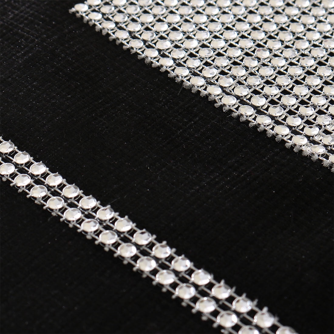 Sparkle Luxury Velvet Table Runner Cushion Cover Placemat Black