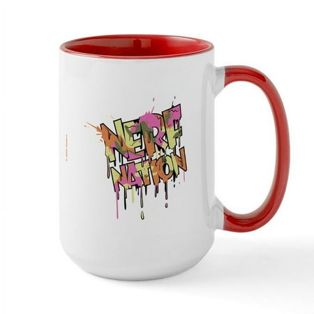 

CafePress - Nerf Nation Mugs - 15 oz Ceramic Large Mug