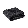 thumbnail image 2 of Kate Aurora Scary Halloween Ghosts Black & White Oversized Accent Throw Blanket - 50 In. X 70 In., 2 of 3