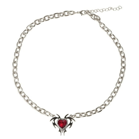 Aellinatey Heart Pendant Necklaces Zircon Heart Necklaces Love Necklaces Heart Necklaces