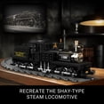 thumbnail image 2 of Set de construcción Mould King Shay Type Locomotora de vapor con LED 880 piezas, 2 of 7