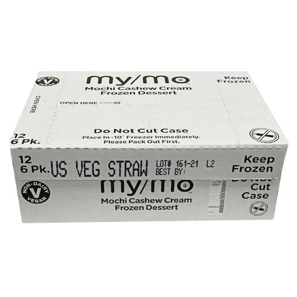 My Mochi Strawberry Frozen Vegan Non-Dairy Ice Cream Dessert, 9.1