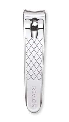 Revlon Nail Clipper, Compact Mini Nail Cutter with Curved Blades for Trimming and Grooming, 1 count
