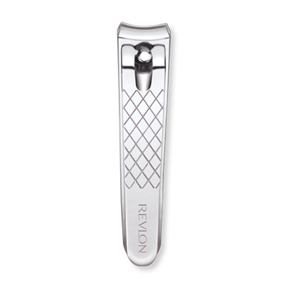 Revlon Nail Clipper, Compact Mini Cutter with Curved Blades for