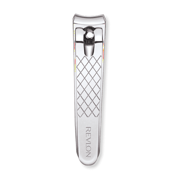 Revlon Nail Clipper, Compact Mini Nail Cutter with Curved Blades for Trimming and Grooming, 1 count