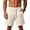 Beige, variant on Men's Casual Athletic Sweat Shorts Elastic Drawstring Waist Side Pockets Soft Knit Shorts, 3XL