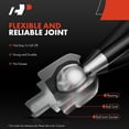 thumbnail image 4 of A-Premium 4Pcs Inner & Outer Steering Tie Rod End Kit Compatible with Chevrolet Trailblazer SSR GMC Envoy XL XUV Buick Isuzu Oldsmobile Saab, 4 of 9