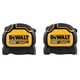 thumbnail image 1 of Cinta métrica DEWALT ToughSeries de 7,6 m con Rip-Shield, paquete de 2, 1 of 8