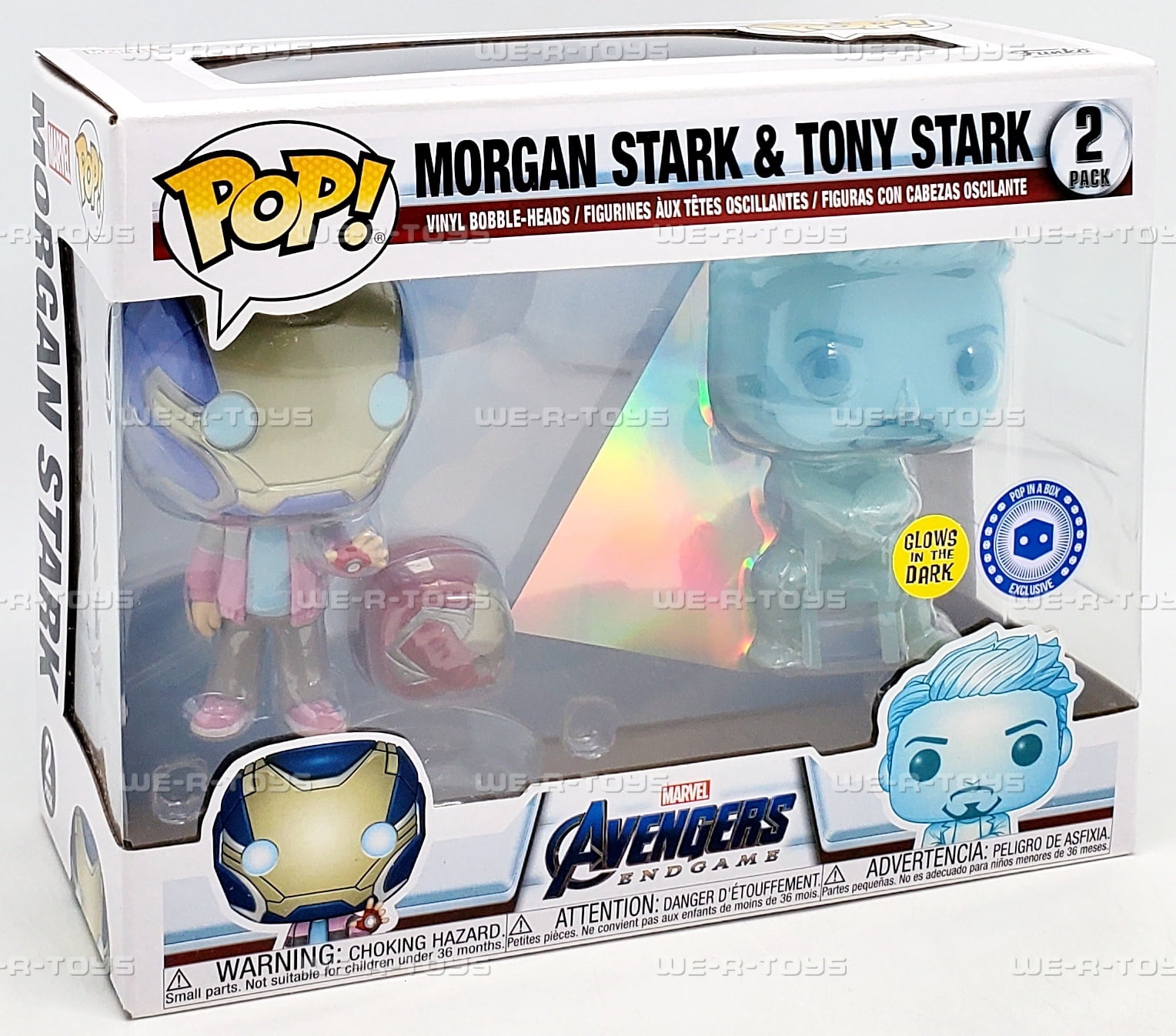 [2 Pack] Morgan Stark  Tony Stark Marvel Avengers Endgame Funko POP