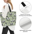 thumbnail image 3 of Cauagu Farm Cows Print Women Large Capacity Tote Bag - Casual Shoulder Bag Fashion Handbag Shopping Bag Daily Bag Hobo Bags for Travel Work and Shopping, 3 of 8