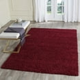 thumbnail image 3 of SAFAVIEH Athens Solid Plush Shag Area Rug, Red, 9' x 12', 3 of 8