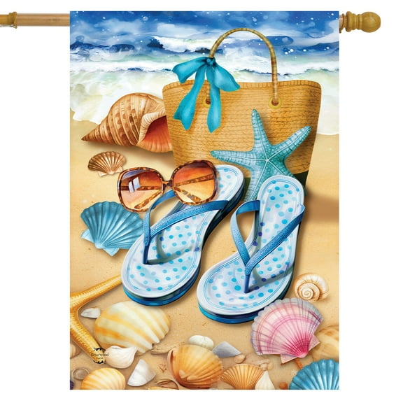 Briarwood Lane Welcome To the Beach House Flag