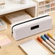 thumbnail image 4 of Caso de Lápiz de Gran Capacidad Caja de Papelería de Lienzo de Color Sólido Bolsa de Papelería Estudiantil Masculina Y Femenina Caso de Lápiz Pequeño, 4 of 5