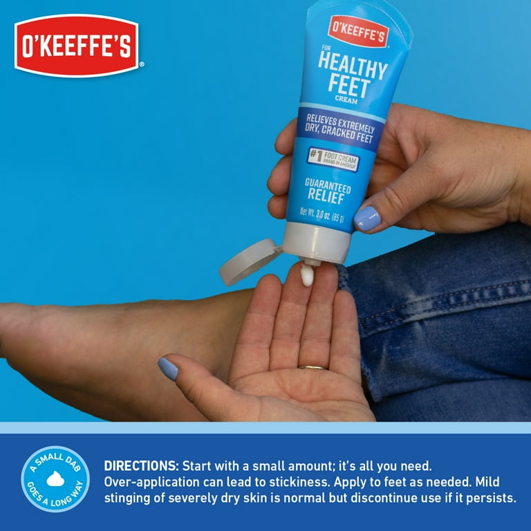 Okeeffe's Healthy Feet Tube oz, Moisturizing Healing Cracked Dry