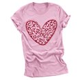 thumbnail image 1 of Birdeem Women Valentine Day Print T- Fashion Comfortable Female Blouses Tops, 1 of 1