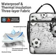 thumbnail image 2 of Team Sports Lunch Box Gift Set - Insulated Cooler Bag for Baseball, Football, Basketball, Volleyball Fans - Personalized Team Meal Tote Idea, 2 of 6