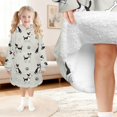 thumbnail image 6 of Jack Russell Terrier and Dog Paw Print Lamb Fleece Blanket Hoodies for Teens ,Teens Oversize Sherpa Wearable Hooded Blanket Sweatshirt with Super Pockets, 6 of 6